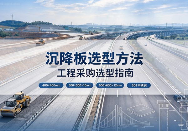 甘州沉降板选择方法
